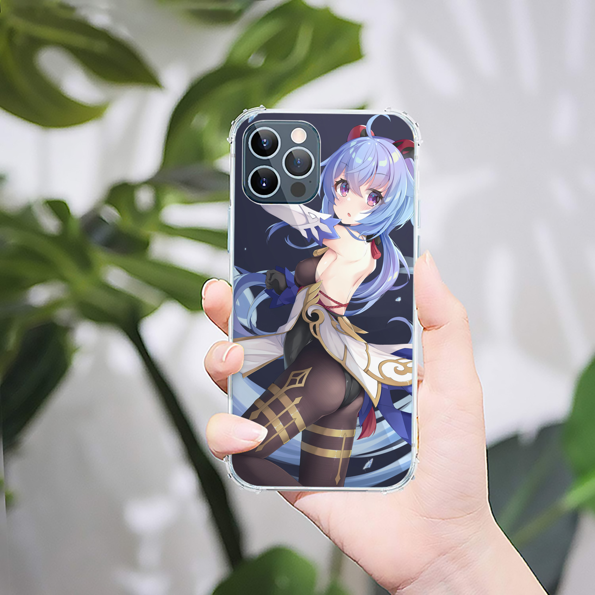 げんし神 genshin 【iPhone 12シリーズ対応】透明スマホケース（クリアソフトケース）
